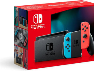 Nintendo Switch-Konsole Neon-Rot/Neon-Blau V2