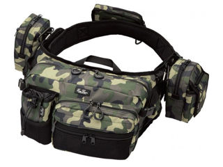 Поясная рыболовная сумка  Ever Green Hip & Shoulder Bag HD2 Camo (Made in Japan)