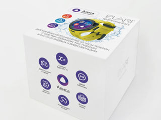 Детский телефон-часы с GPS трекером Elari KidPhone 4GR (Yellow) foto 5