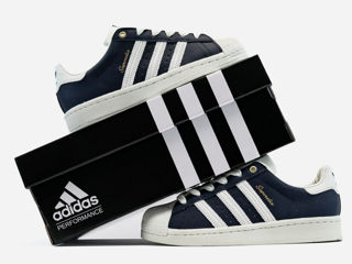 Adidas Superstar 50/50 Black/Navy Blue Women's foto 2