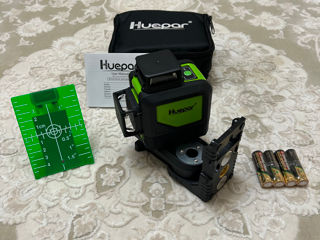 Laser Huepar 2D 902CG 8 linii + magnet +  țintă + garantie + livrare gratis foto 10