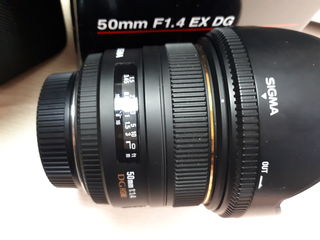 Lens Sigma AF 50mm f/1.4 DG HSM F/Nik - 400 Eur foto 2