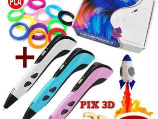 3D ручкa + 50м пластика 3D Pen / str. Ismail 84 - BabyCity foto 2