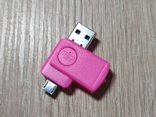 Cititor de carduri/Card reader Micro SD USB 2.0 - Micro USB foto 4