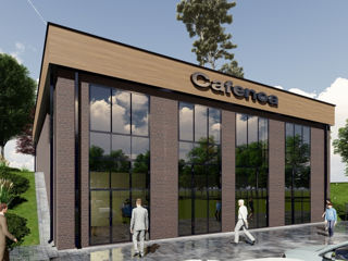 Cafenea/ stil modern / P+E / renovare / bunuri comerciale / proiecte / arhitectura / ingineri / 3D foto 1