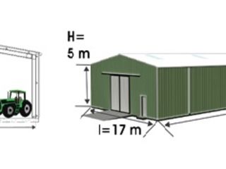 Gratis proiectăm carcasa metalică: hale, depozite, frigidere, ferme, centre comerciale servicii auto foto 2