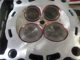 Ремонт головки притирка клапанов Moto Scuter ATV.