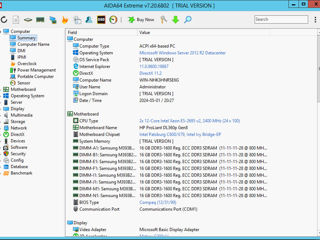 HP ProLiant DL 360p Gen8 2x1TB RAID / 128 GB RAM foto 3