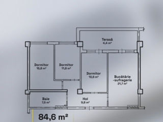 Apartament cu 2 camere,  Centru,  Chișinău,  Chișinău mun. foto 10