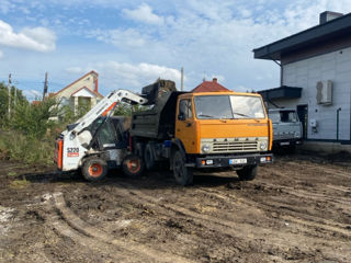 Nisip Pietriș PGS Cotilet Lut Cernoziom Demolări case Săpăm fundații Excavator Kamaz Bobcat foto 6