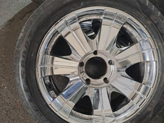 Хромированные диски R20 5x150 J8.5 ET38 DIA 110 и шины R20 285/45 GoodYear лето foto 2