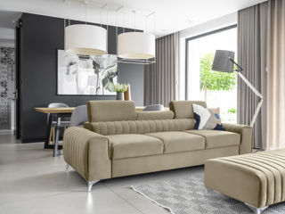Canapea cu design modern și  tapițerie de înaltă calitate