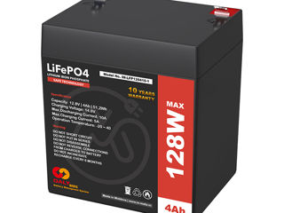 Battery LiFePO4 (LFP) 12,8V 4A DALY BMS 128W 192W 256W 384W 768W foto 1