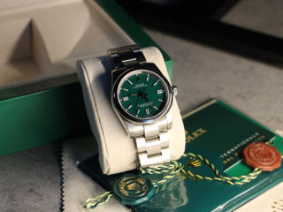 Rolex Green Oyster Perpetual