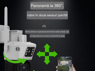 Cameră cu două obiective Ambele reglabile 45,,360/90 foto 3