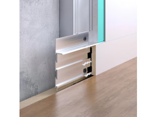 Concealed mounted aluminum plinth M1060 no cover F1.M1060 foto 1