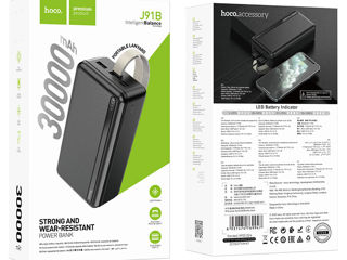 Power Bank Hoco J91B Tacker Strong (30000 mAh) [Black] foto 4