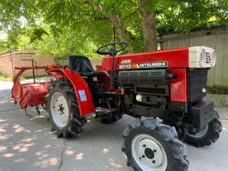 Японский трактор Mitsubishi MT13 + культиватор фото 1