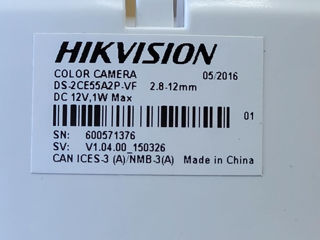 Camera video HIKVISION foto 4