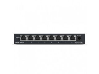 Switch Ruijie (8 Port, 10/100Mbps, Metal Case) foto 2