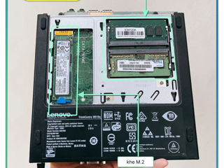 Mini PC /Lenovo ThinkCentre M720Q (i7 -8700T, 16Gb RAM DDR4, 256Gb NVME SSD) WIFI+Antena, Win 10 Pro foto 4