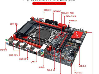 Gaming Machinist X99 LGA 2011-V3 ,E5 2630 v3, 8/16, ram ddr4 64gb,ssd Kingston 512GB M.2 foto 2