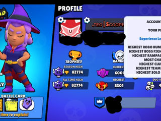 Vând cont de Brawl Stars de 82000 trofee pentru 5000 lei foto 9