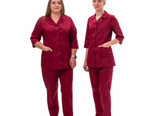 Costum Melissa - Bordo ( jachetă + pantaloni) / Костюм Melissa - Бордо (Куртка + Брюки)