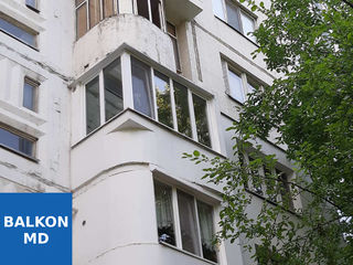 Расширение и ремонт балконов в 5,4 этажных домах. Хрущёвка, Сталинка, Брежневка,135 серию,143 серию foto 3