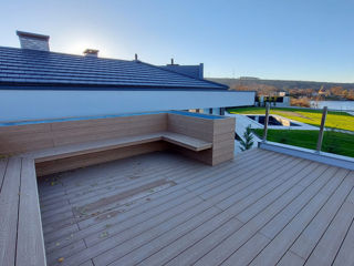 Decking WPC sistem de pavare pentru terase si piscine террасная доска древесно-полимерный композит foto 6