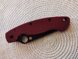 Spyderco military exclusive CPM-4V.  C36GPRD4VBK  Лимитированное издание, выпущено 600 шт foto 9