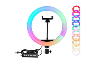 Lampa circulara RGB / Кольцевая лампа RGB foto 4