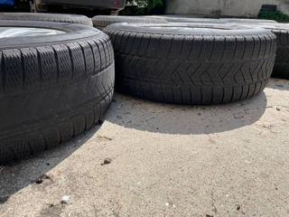 Jante originale Audi R17 si pneuri Pirelli scorpion de iarna 235/65/17 foto 2