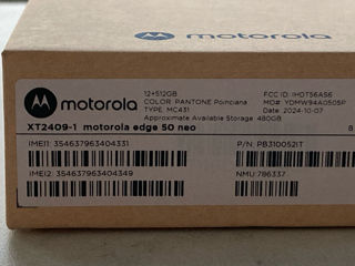 Motorola edge 50 NEO 12/512gb Pantone Poinciana Motorola edge 50 Fusion 12/512gb  Marshmallow Blue foto 4