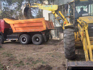 Buldoexcavator servicii, Livram nisip, PGS, pietris, prundis, moluza !!!