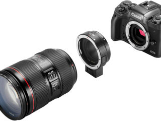 Adaptor pentru montură pentru obiectiv JINTU Convertoare EF-EOS M compatibile cu obiectivele Canon