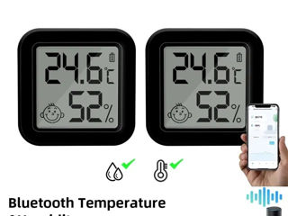 Умные термометр и гигрометр Wi-Fi Tuya с дисплеем и без. foto 2