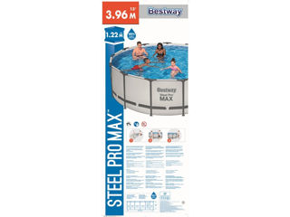 Bestway Бассейн STEEL PRO MAX 396х122 см, 12690 Л, метал. каркас-  8499 лей. foto 9