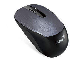 Wireless Mouse Genius Nx-7015, Optical, 800-1600 Dpi, 3 Buttons, Ambidextrous,Blueeye,1Xaa,Iron Gray