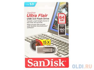 3.0 SanDisk ultra flair 64gb 150mbs foto 1