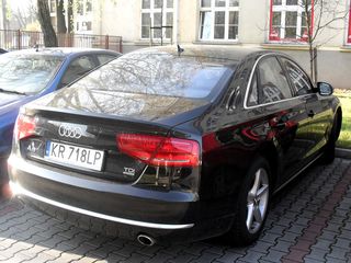 Пневмоподушки и амортизаторы на Audi A8 D4 foto 4