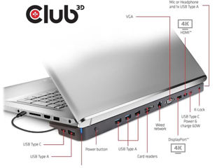 Club 3D Docking Station foto 2