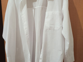 Белая рубашка, оверсайз, новая за 100 лей foto 2