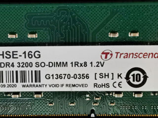 Оперативная память для ноутбука 16Gb DDR4 3200Mhz