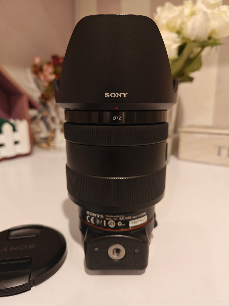 Объектив Sony sal 16-50mm f/2.8 dt ssm+адаптер La-ea3 e-mount