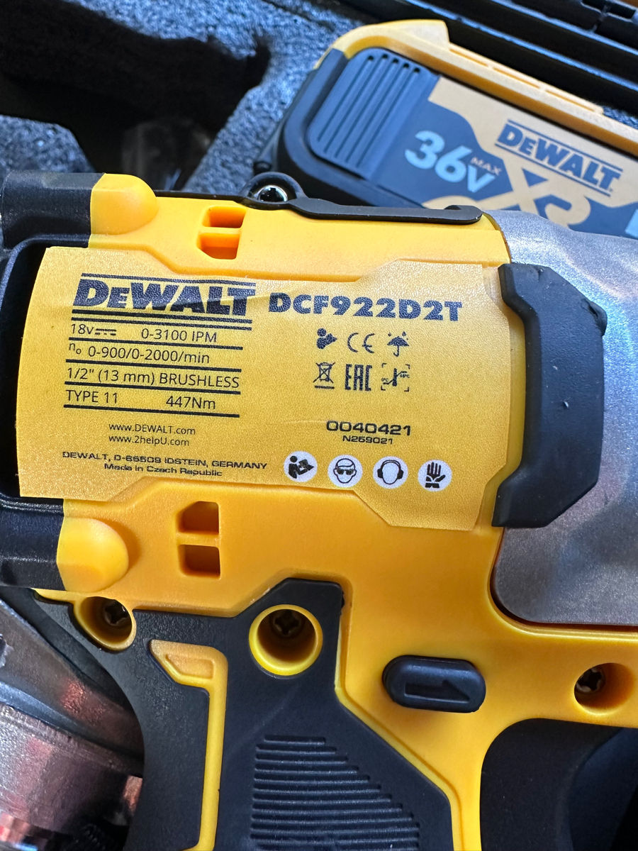 Dewalt болгарка + гайковерт foto 2