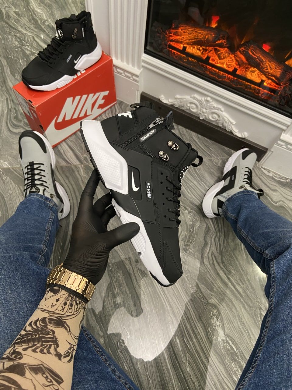 nike air huarache x acronym