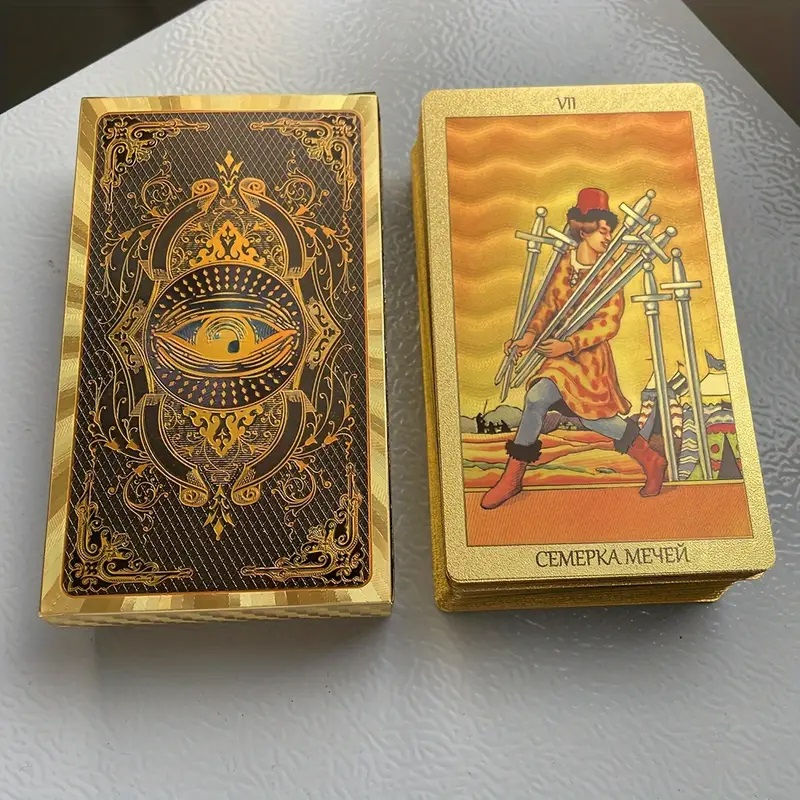 Cărți de tarot, cutie, covoraș. Totul pentru tarot și ghicit. foto 3
