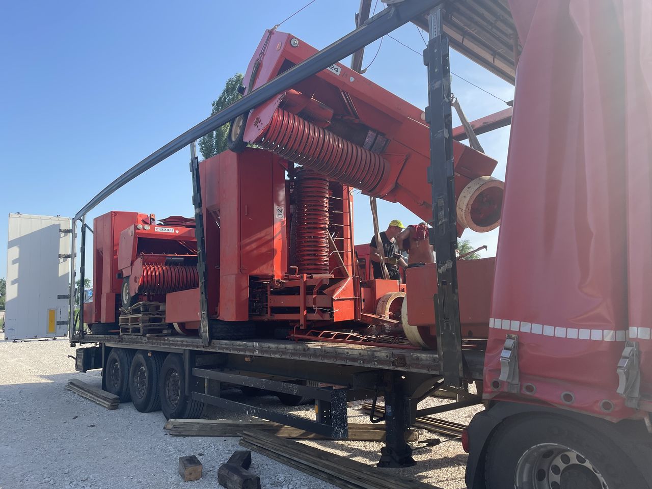 Balotieră/presă Sipma Z224/1 прессподборщик 2999€+ incarcator de baloti transport gratuit foto 0