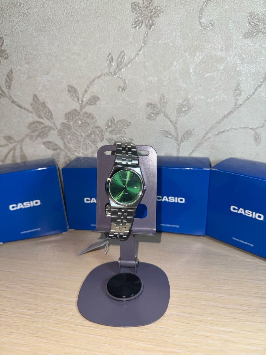 Ceas Casio MTP-B145D verde – nou, original, design modern foto 0